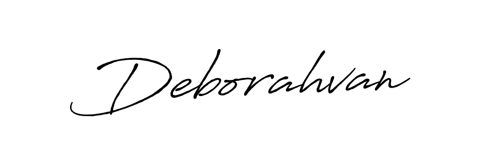 See photos of Deborahvan official signature by Spectra . Check more albums & portfolios. Read reviews & check more about Antro_Vectra_Bolder font. Deborahvan signature style 7 images and pictures png