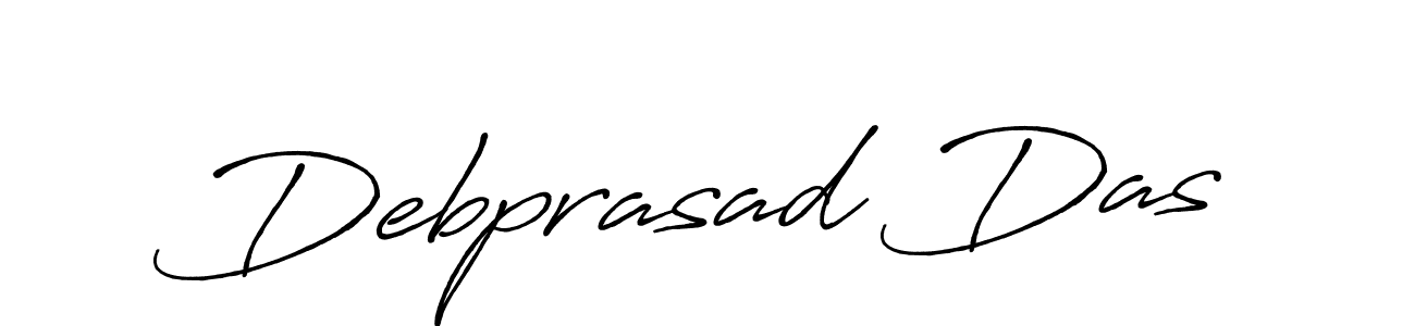 Design your own signature with our free online signature maker. With this signature software, you can create a handwritten (Antro_Vectra_Bolder) signature for name Debprasad Das. Debprasad Das signature style 7 images and pictures png