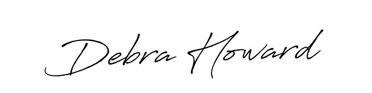 Use a signature maker to create a handwritten signature online. With this signature software, you can design (Antro_Vectra_Bolder) your own signature for name Debra Howard. Debra Howard signature style 7 images and pictures png