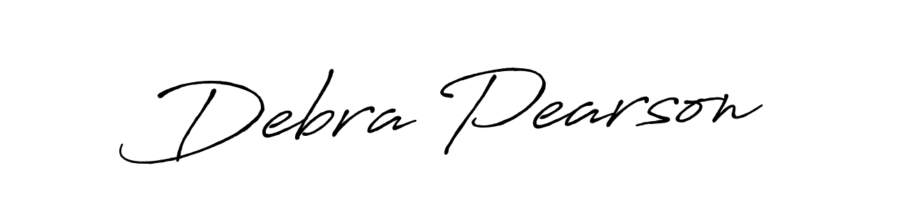 You should practise on your own different ways (Antro_Vectra_Bolder) to write your name (Debra Pearson) in signature. don't let someone else do it for you. Debra Pearson signature style 7 images and pictures png