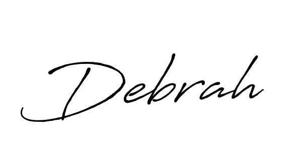 Similarly Antro_Vectra_Bolder is the best handwritten signature design. Signature creator online .You can use it as an online autograph creator for name Debrah. Debrah signature style 7 images and pictures png