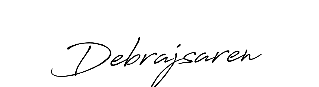 Use a signature maker to create a handwritten signature online. With this signature software, you can design (Antro_Vectra_Bolder) your own signature for name Debrajsaren. Debrajsaren signature style 7 images and pictures png