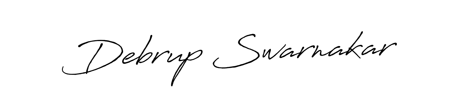 Once you've used our free online signature maker to create your best signature Antro_Vectra_Bolder style, it's time to enjoy all of the benefits that Debrup Swarnakar name signing documents. Debrup Swarnakar signature style 7 images and pictures png