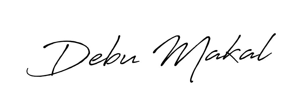 You should practise on your own different ways (Antro_Vectra_Bolder) to write your name (Debu Makal) in signature. don't let someone else do it for you. Debu Makal signature style 7 images and pictures png