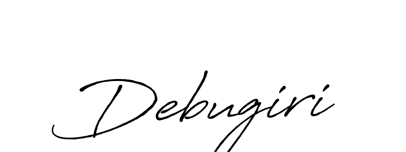 How to Draw Debugiri signature style? Antro_Vectra_Bolder is a latest design signature styles for name Debugiri. Debugiri signature style 7 images and pictures png