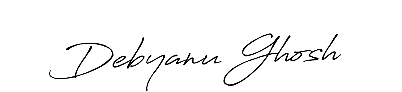 How to make Debyanu Ghosh signature? Antro_Vectra_Bolder is a professional autograph style. Create handwritten signature for Debyanu Ghosh name. Debyanu Ghosh signature style 7 images and pictures png