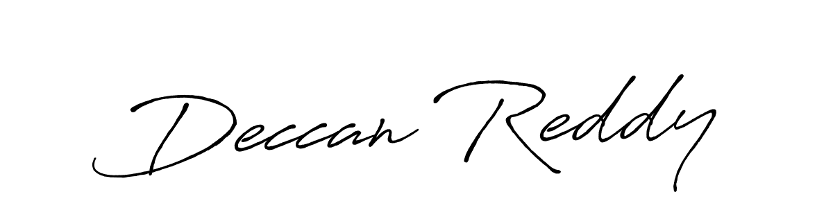 Make a beautiful signature design for name Deccan Reddy. Use this online signature maker to create a handwritten signature for free. Deccan Reddy signature style 7 images and pictures png