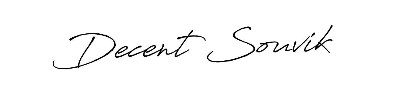 This is the best signature style for the Decent Souvik name. Also you like these signature font (Antro_Vectra_Bolder). Mix name signature. Decent Souvik signature style 7 images and pictures png