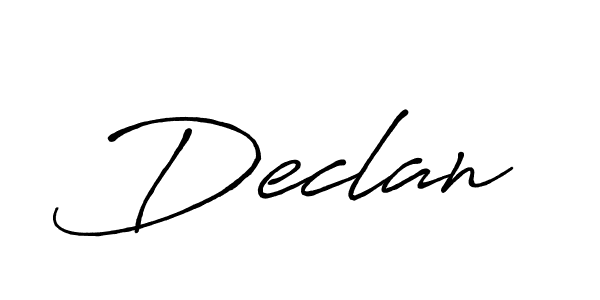 Use a signature maker to create a handwritten signature online. With this signature software, you can design (Antro_Vectra_Bolder) your own signature for name Declan. Declan signature style 7 images and pictures png