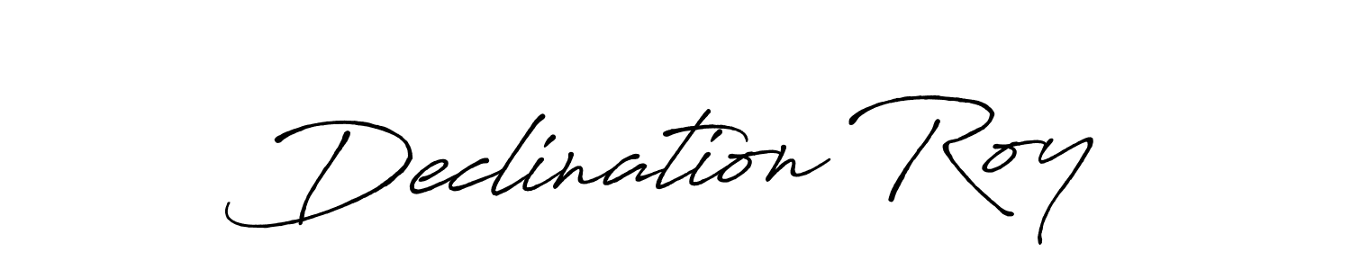Also we have Declination Roy name is the best signature style. Create professional handwritten signature collection using Antro_Vectra_Bolder autograph style. Declination Roy signature style 7 images and pictures png