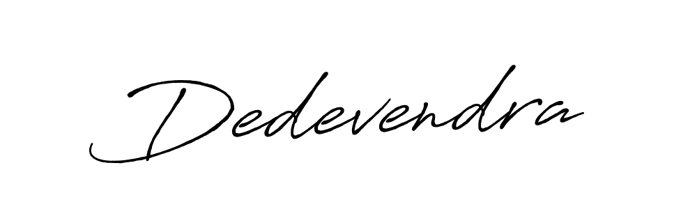 Use a signature maker to create a handwritten signature online. With this signature software, you can design (Antro_Vectra_Bolder) your own signature for name Dedevendra. Dedevendra signature style 7 images and pictures png