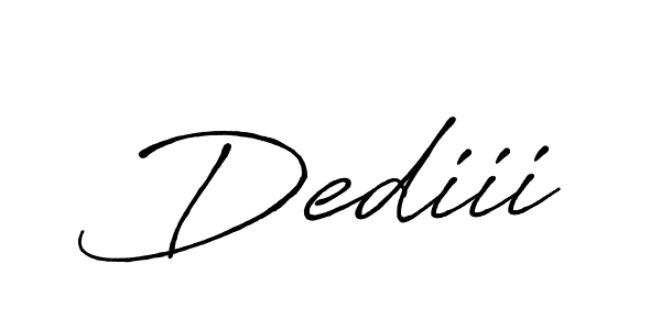 Also You can easily find your signature by using the search form. We will create Dediii name handwritten signature images for you free of cost using Antro_Vectra_Bolder sign style. Dediii signature style 7 images and pictures png