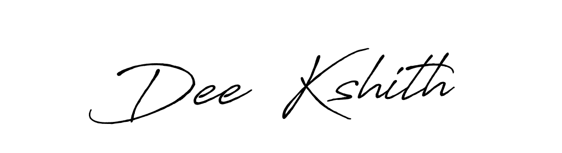 How to make Dee  Kshith signature? Antro_Vectra_Bolder is a professional autograph style. Create handwritten signature for Dee  Kshith name. Dee  Kshith signature style 7 images and pictures png