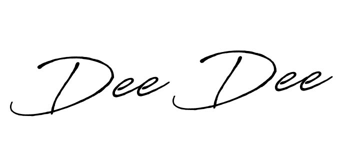 Also we have Dee Dee name is the best signature style. Create professional handwritten signature collection using Antro_Vectra_Bolder autograph style. Dee Dee signature style 7 images and pictures png