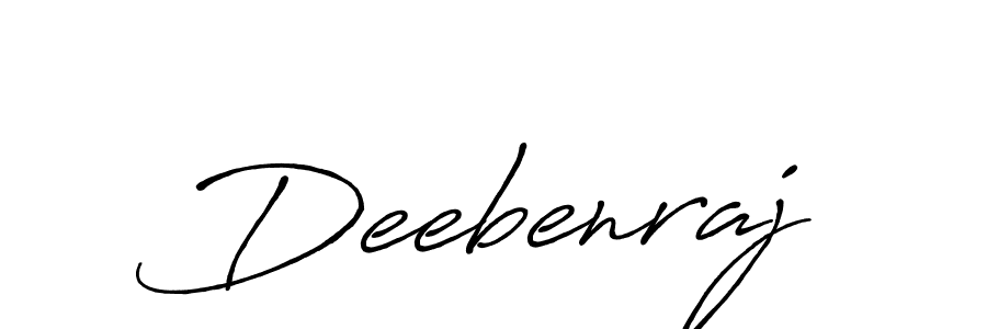 Use a signature maker to create a handwritten signature online. With this signature software, you can design (Antro_Vectra_Bolder) your own signature for name Deebenraj. Deebenraj signature style 7 images and pictures png