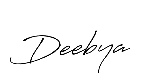The best way (Antro_Vectra_Bolder) to make a short signature is to pick only two or three words in your name. The name Deebya include a total of six letters. For converting this name. Deebya signature style 7 images and pictures png