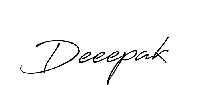 It looks lik you need a new signature style for name Deeepak. Design unique handwritten (Antro_Vectra_Bolder) signature with our free signature maker in just a few clicks. Deeepak signature style 7 images and pictures png