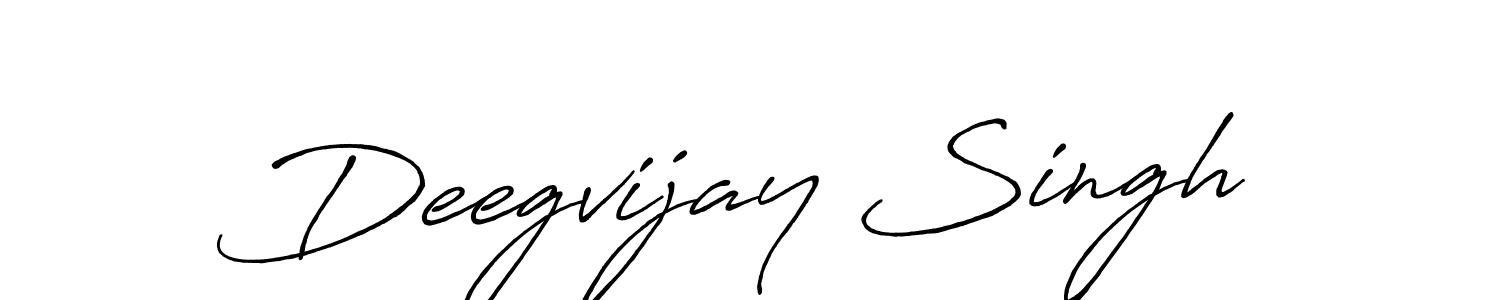 Design your own signature with our free online signature maker. With this signature software, you can create a handwritten (Antro_Vectra_Bolder) signature for name Deegvijay Singh. Deegvijay Singh signature style 7 images and pictures png