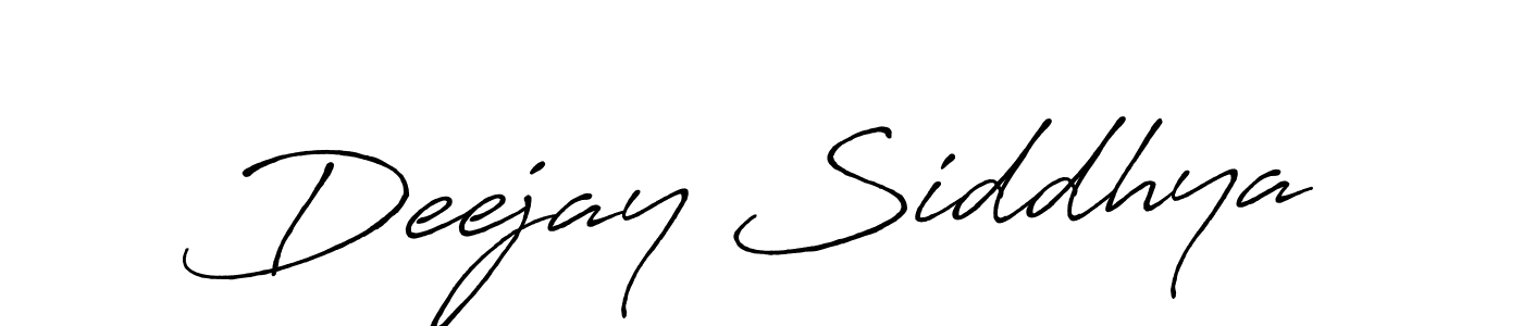 Similarly Antro_Vectra_Bolder is the best handwritten signature design. Signature creator online .You can use it as an online autograph creator for name Deejay Siddhya. Deejay Siddhya signature style 7 images and pictures png