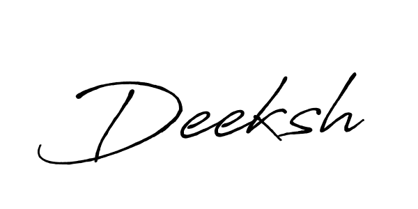 Deeksh stylish signature style. Best Handwritten Sign (Antro_Vectra_Bolder) for my name. Handwritten Signature Collection Ideas for my name Deeksh. Deeksh signature style 7 images and pictures png