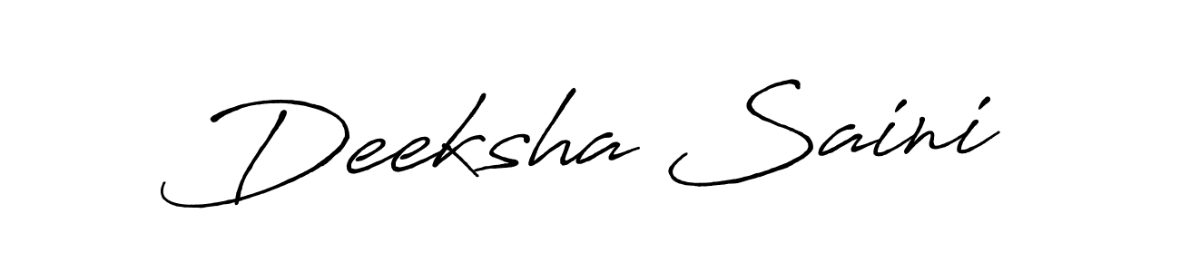 How to Draw Deeksha Saini signature style? Antro_Vectra_Bolder is a latest design signature styles for name Deeksha Saini. Deeksha Saini signature style 7 images and pictures png