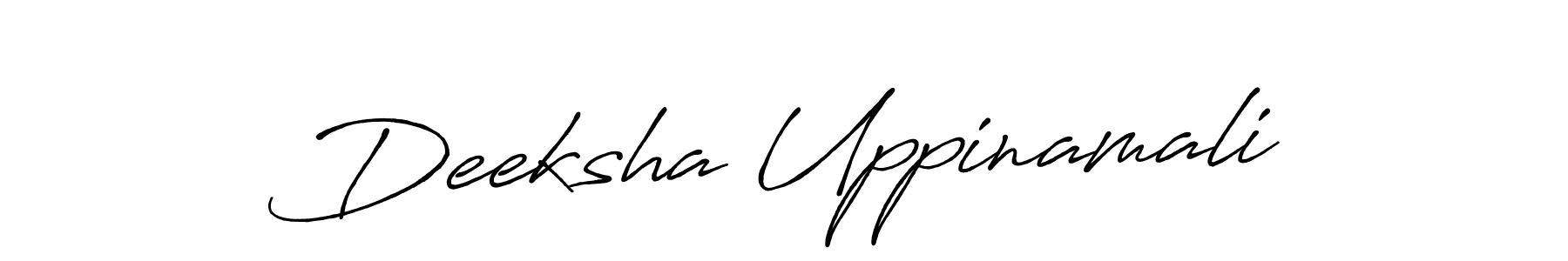 if you are searching for the best signature style for your name Deeksha Uppinamali. so please give up your signature search. here we have designed multiple signature styles  using Antro_Vectra_Bolder. Deeksha Uppinamali signature style 7 images and pictures png