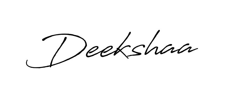 You should practise on your own different ways (Antro_Vectra_Bolder) to write your name (Deekshaa) in signature. don't let someone else do it for you. Deekshaa signature style 7 images and pictures png