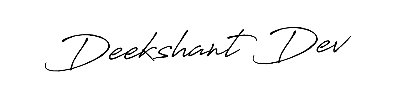 You should practise on your own different ways (Antro_Vectra_Bolder) to write your name (Deekshant Dev) in signature. don't let someone else do it for you. Deekshant Dev signature style 7 images and pictures png