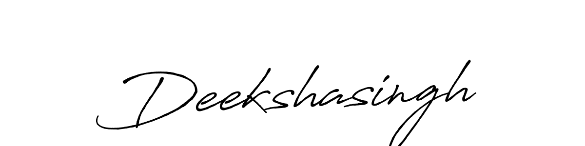 The best way (Antro_Vectra_Bolder) to make a short signature is to pick only two or three words in your name. The name Deekshasingh include a total of six letters. For converting this name. Deekshasingh signature style 7 images and pictures png