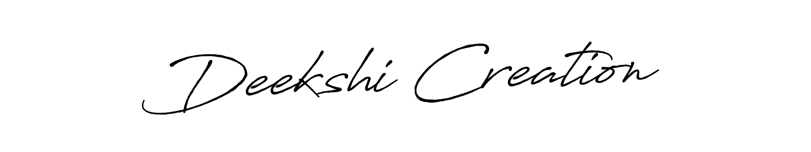 if you are searching for the best signature style for your name Deekshi Creation. so please give up your signature search. here we have designed multiple signature styles  using Antro_Vectra_Bolder. Deekshi Creation signature style 7 images and pictures png