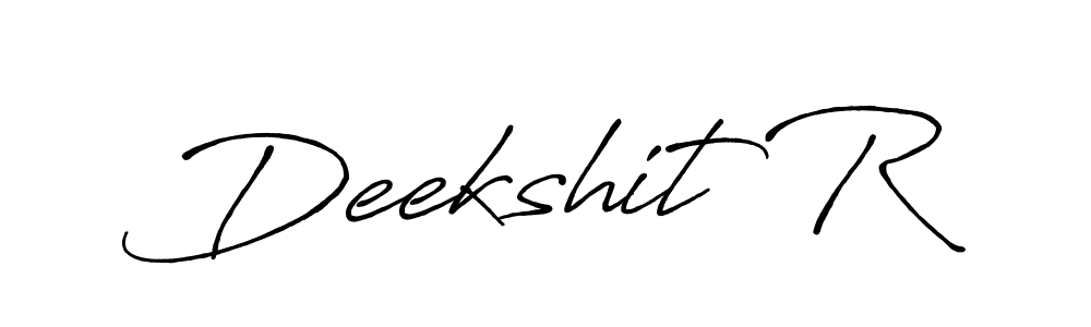 Also we have Deekshit R name is the best signature style. Create professional handwritten signature collection using Antro_Vectra_Bolder autograph style. Deekshit R signature style 7 images and pictures png