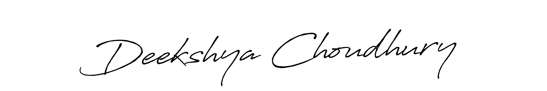 It looks lik you need a new signature style for name Deekshya Choudhury. Design unique handwritten (Antro_Vectra_Bolder) signature with our free signature maker in just a few clicks. Deekshya Choudhury signature style 7 images and pictures png