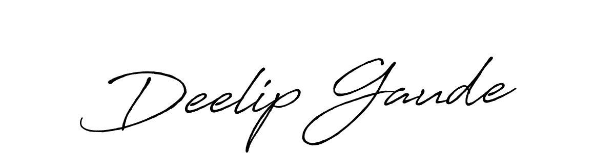 The best way (Antro_Vectra_Bolder) to make a short signature is to pick only two or three words in your name. The name Deelip Gaude include a total of six letters. For converting this name. Deelip Gaude signature style 7 images and pictures png