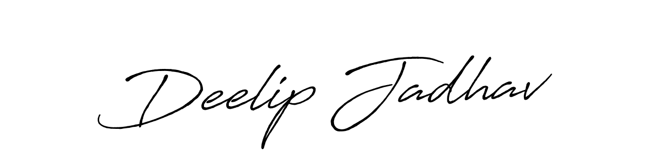 It looks lik you need a new signature style for name Deelip Jadhav. Design unique handwritten (Antro_Vectra_Bolder) signature with our free signature maker in just a few clicks. Deelip Jadhav signature style 7 images and pictures png