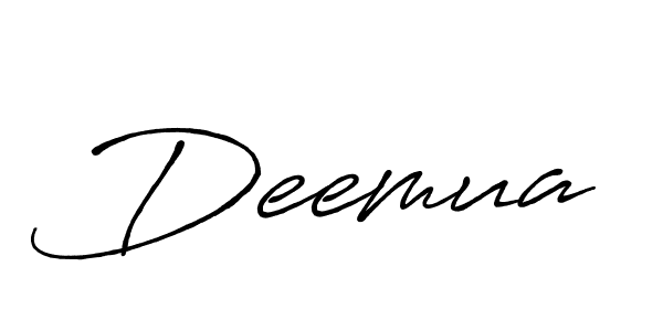 Make a beautiful signature design for name Deemua. Use this online signature maker to create a handwritten signature for free. Deemua signature style 7 images and pictures png