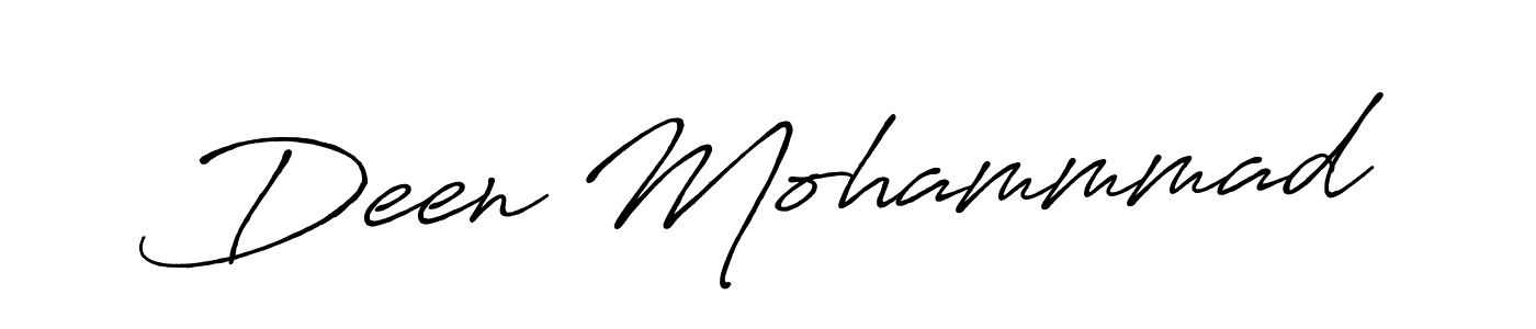 Also You can easily find your signature by using the search form. We will create Deen Mohammmad name handwritten signature images for you free of cost using Antro_Vectra_Bolder sign style. Deen Mohammmad signature style 7 images and pictures png