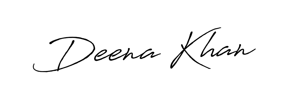 Make a beautiful signature design for name Deena Khan. Use this online signature maker to create a handwritten signature for free. Deena Khan signature style 7 images and pictures png