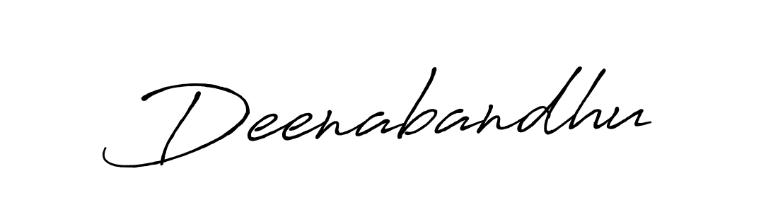 Create a beautiful signature design for name Deenabandhu. With this signature (Antro_Vectra_Bolder) fonts, you can make a handwritten signature for free. Deenabandhu signature style 7 images and pictures png