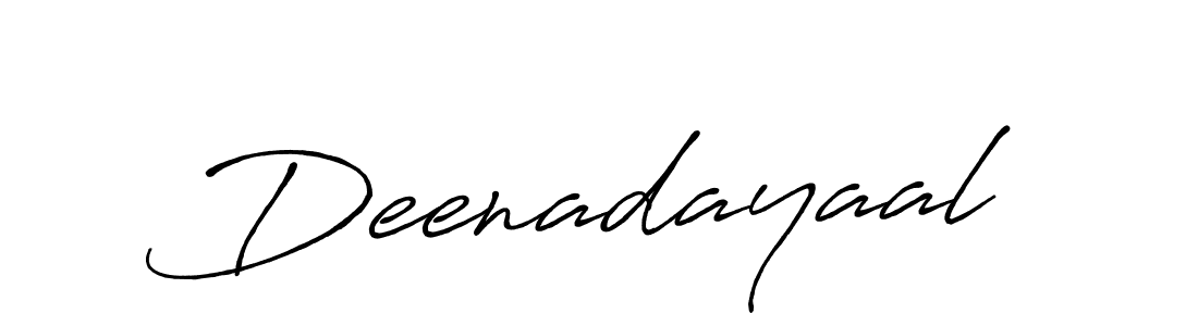 It looks lik you need a new signature style for name Deenadayaal. Design unique handwritten (Antro_Vectra_Bolder) signature with our free signature maker in just a few clicks. Deenadayaal signature style 7 images and pictures png