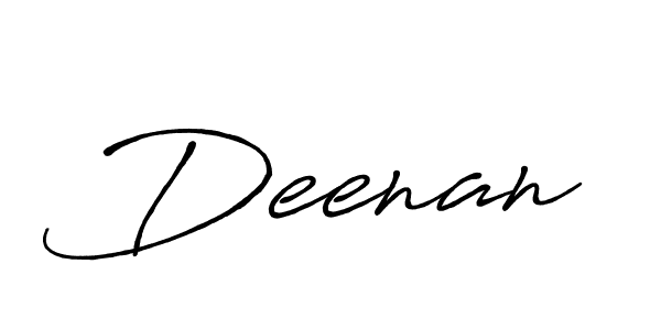 It looks lik you need a new signature style for name Deenan. Design unique handwritten (Antro_Vectra_Bolder) signature with our free signature maker in just a few clicks. Deenan signature style 7 images and pictures png