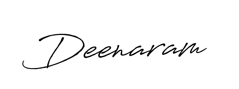 Make a beautiful signature design for name Deenaram. With this signature (Antro_Vectra_Bolder) style, you can create a handwritten signature for free. Deenaram signature style 7 images and pictures png