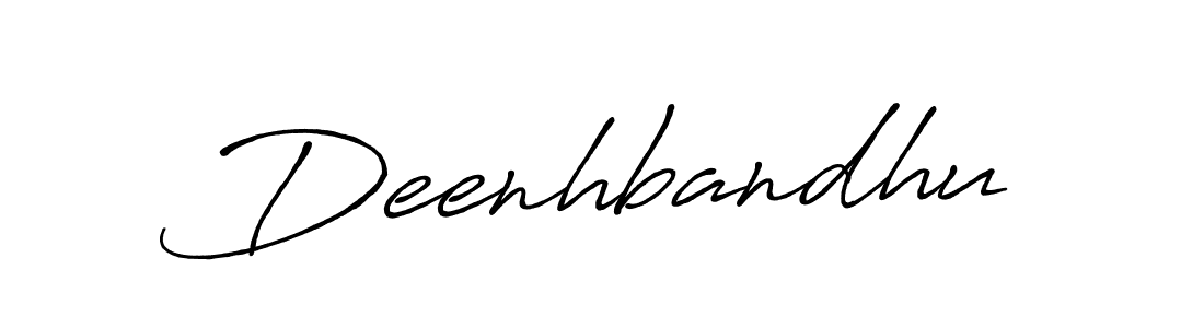 How to make Deenhbandhu name signature. Use Antro_Vectra_Bolder style for creating short signs online. This is the latest handwritten sign. Deenhbandhu signature style 7 images and pictures png