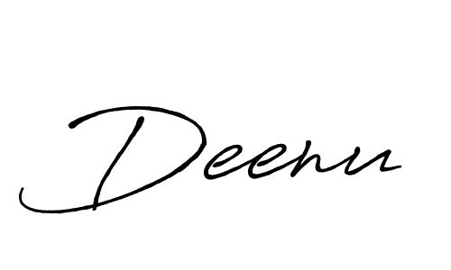 Create a beautiful signature design for name Deenu. With this signature (Antro_Vectra_Bolder) fonts, you can make a handwritten signature for free. Deenu signature style 7 images and pictures png