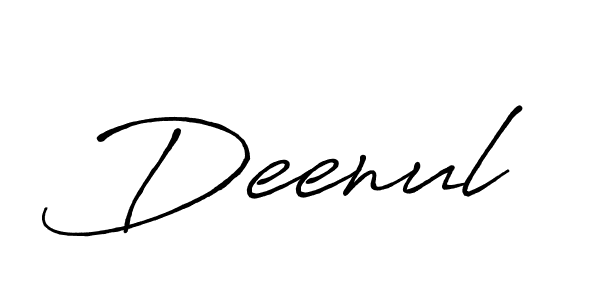 How to make Deenul name signature. Use Antro_Vectra_Bolder style for creating short signs online. This is the latest handwritten sign. Deenul signature style 7 images and pictures png