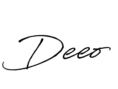 Also we have Deeo name is the best signature style. Create professional handwritten signature collection using Antro_Vectra_Bolder autograph style. Deeo signature style 7 images and pictures png