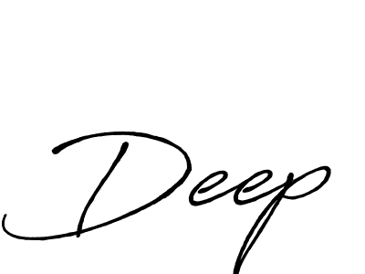 How to make Deep name signature. Use Antro_Vectra_Bolder style for creating short signs online. This is the latest handwritten sign. Deep signature style 7 images and pictures png