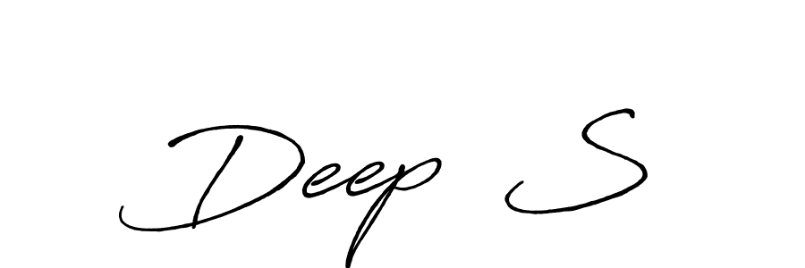 You should practise on your own different ways (Antro_Vectra_Bolder) to write your name (Deep✓ S) in signature. don't let someone else do it for you. Deep✓ S signature style 7 images and pictures png