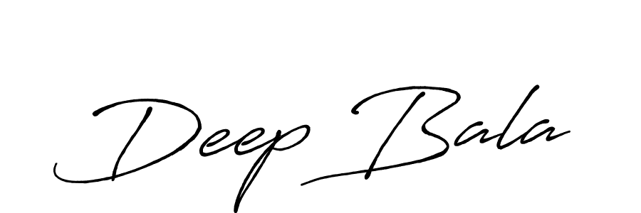 Similarly Antro_Vectra_Bolder is the best handwritten signature design. Signature creator online .You can use it as an online autograph creator for name Deep Bala. Deep Bala signature style 7 images and pictures png