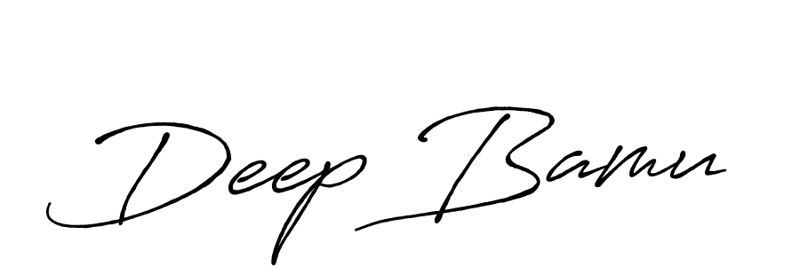 Design your own signature with our free online signature maker. With this signature software, you can create a handwritten (Antro_Vectra_Bolder) signature for name Deep Bamu. Deep Bamu signature style 7 images and pictures png