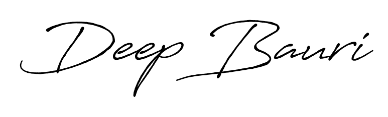 Generate high-definition signature styles for Deep Bauri. The Antro_Vectra_Bolder typeface ensures crisp legibility and sophisticated design. Deep Bauri signature style 7 images and pictures png